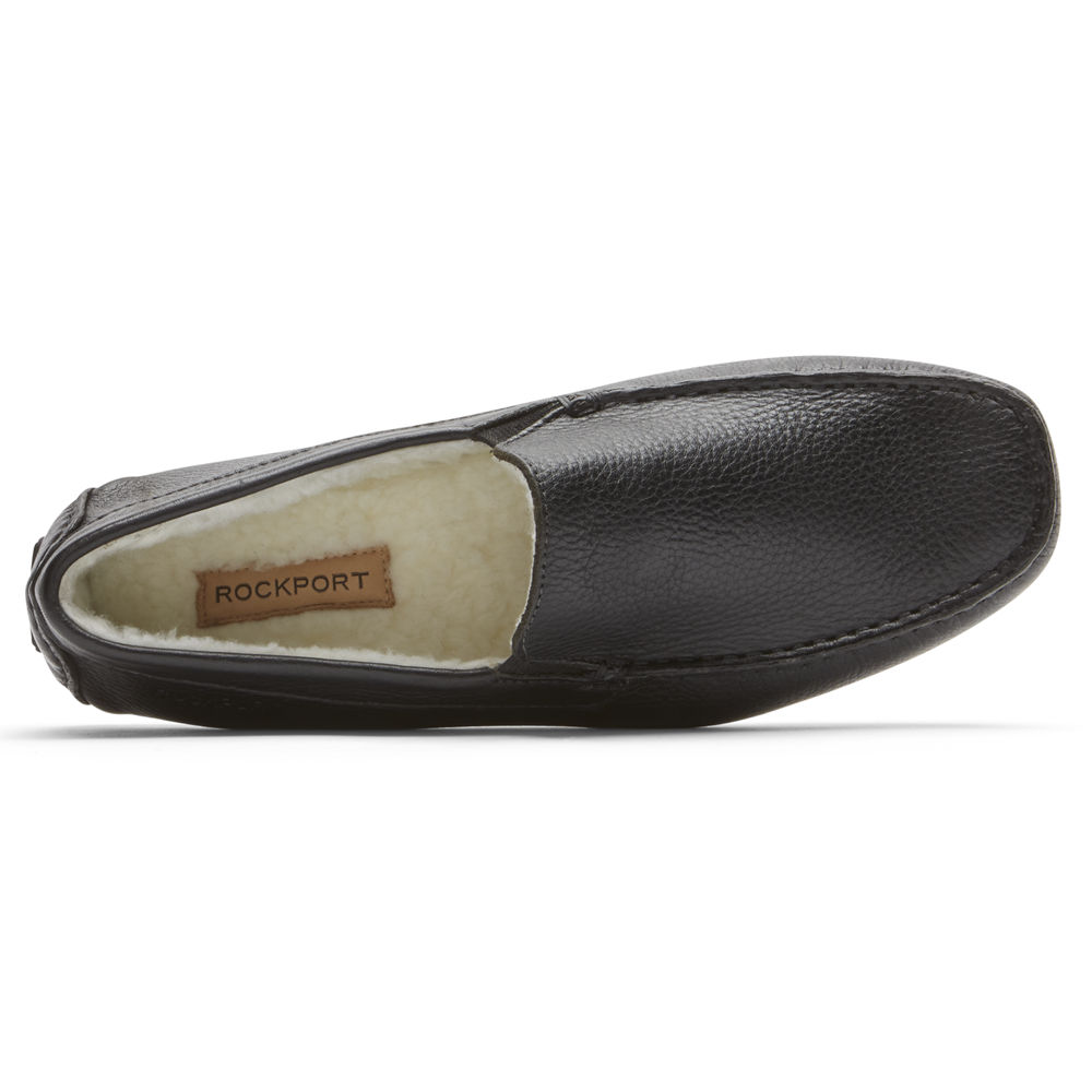 Rockport Singapore Mens Slippers - Rhyder Black - BH5672391